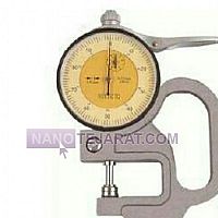 ضخامت سنج ساعتی با بازویی 3 سانت 10-0 * ضخامت سنج اسیمتو کد 0-01-491 ضخامت سنج ساعتی با بازویی 3 سانت 10-0 * ضخامت سنج اسیمتو کد 0-01-491